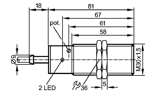 DI0001 Compact speed monitor